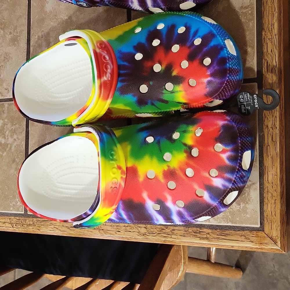 TieDye Crocs